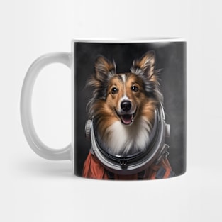 Astro Dog - Shetland Sheepdog Mug